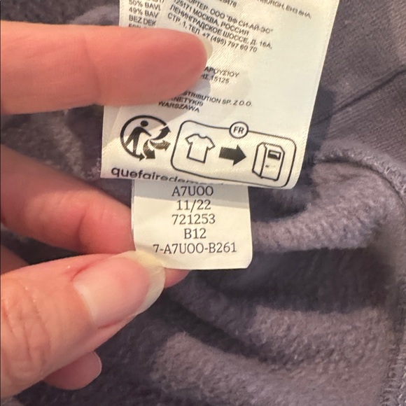 The North Face Lavender Crewneck Sweatshirt women’s medium purple sweatshirt M - Picture 6 of 7